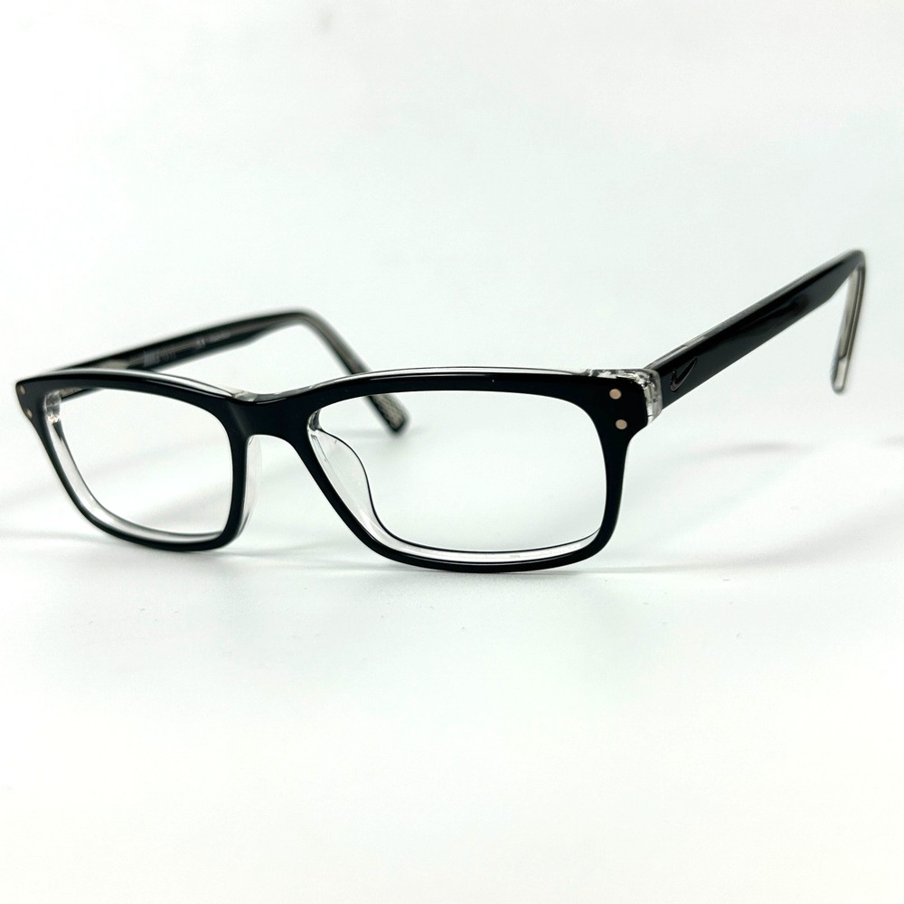 Nike Just Do It 7242 001 Unisex Eyeglasses Frame Black Full Rim 53-16-140 mm
